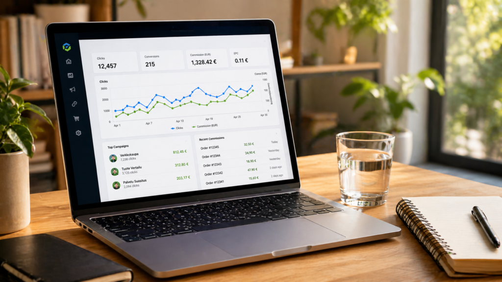 TradeTracker kokemuksia – miltä affiliate oikeasti tuntuu käytössä?